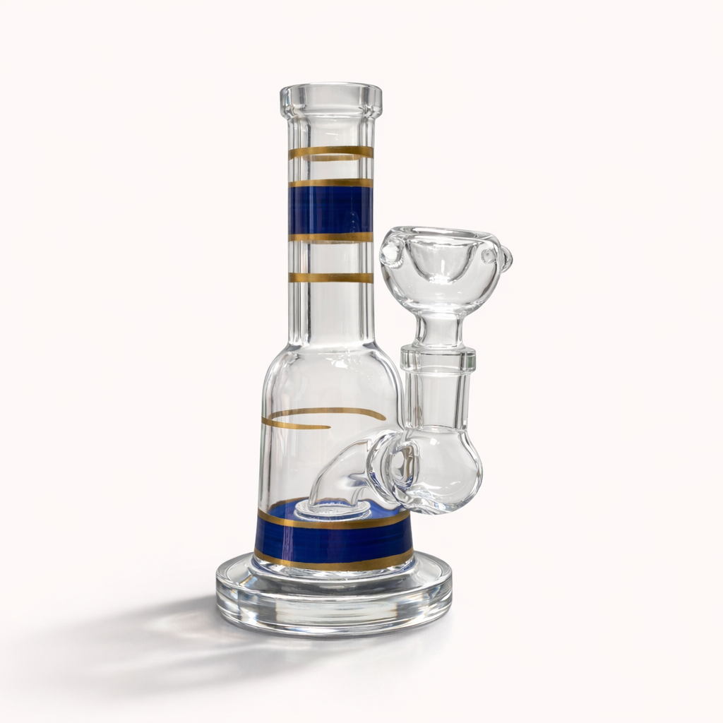 Mini Crown 6” Circ Perc Glass Bong Main image