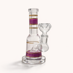Mini Crown 6” Circ Perc Glass Bong