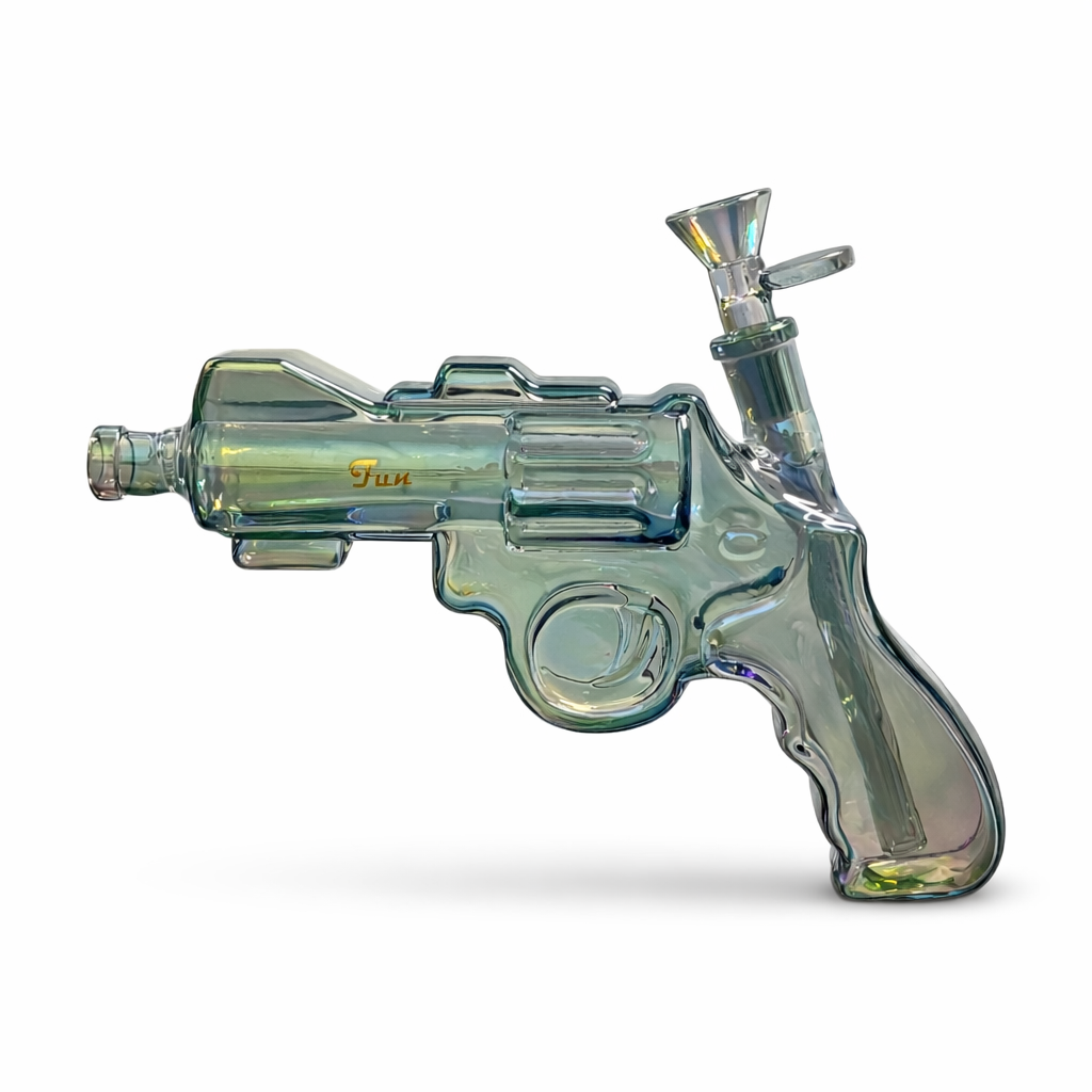 Fortune | 8″ Electroplated Revolver Waterpipe Secondary image