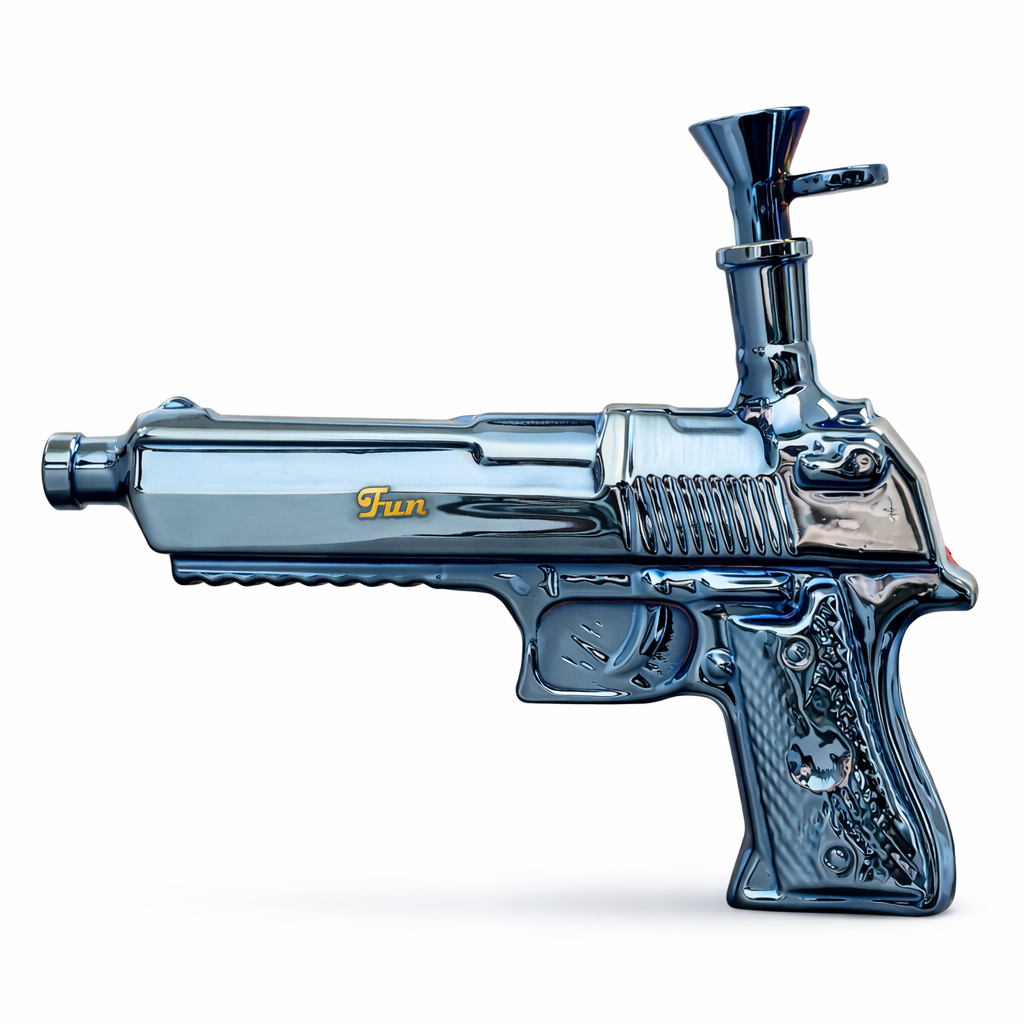 Fortune | 8″ Desert Eagle Electroplated Waterpipe Secondary image