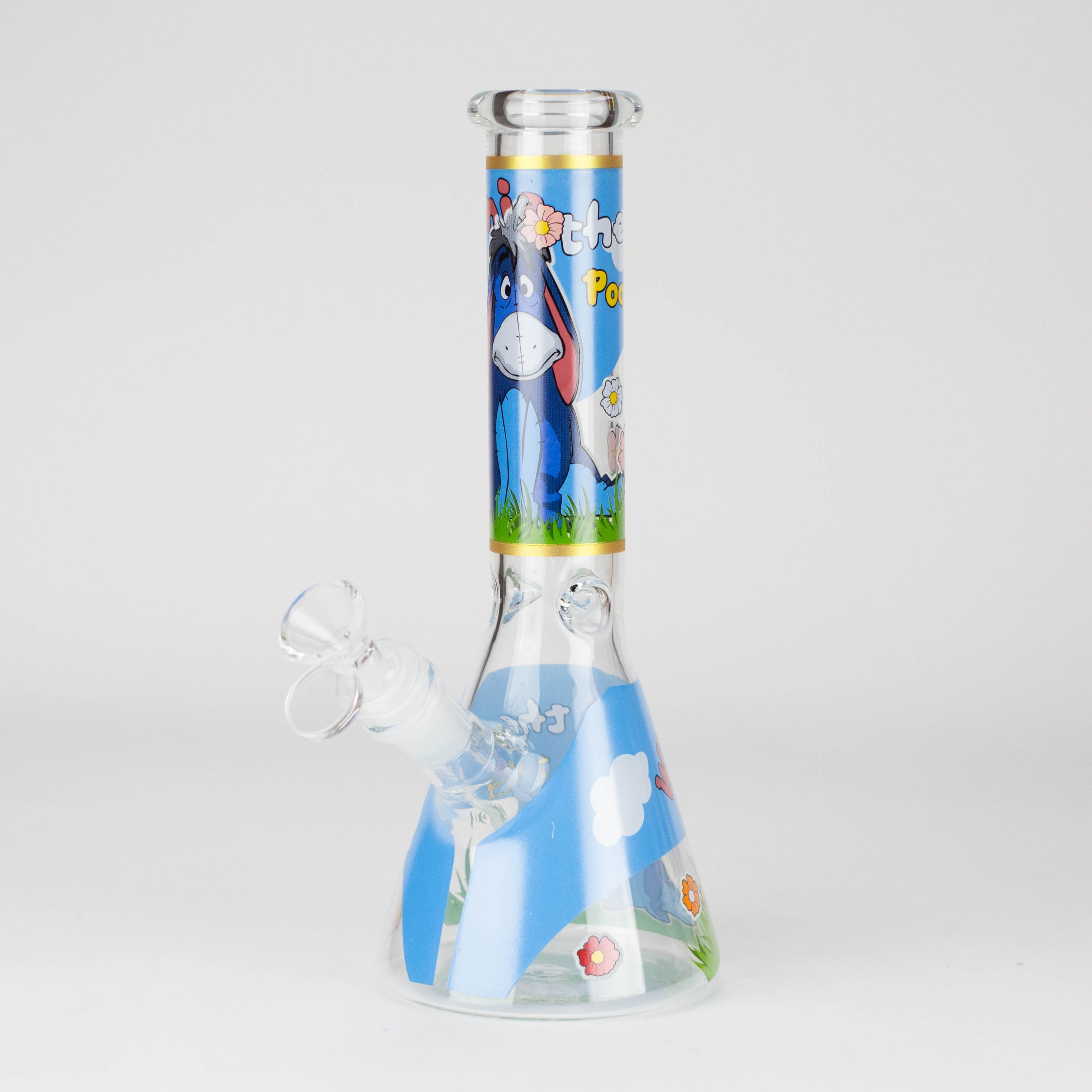 10" Cute Animals Design Glass Beaker Bong Secondary image