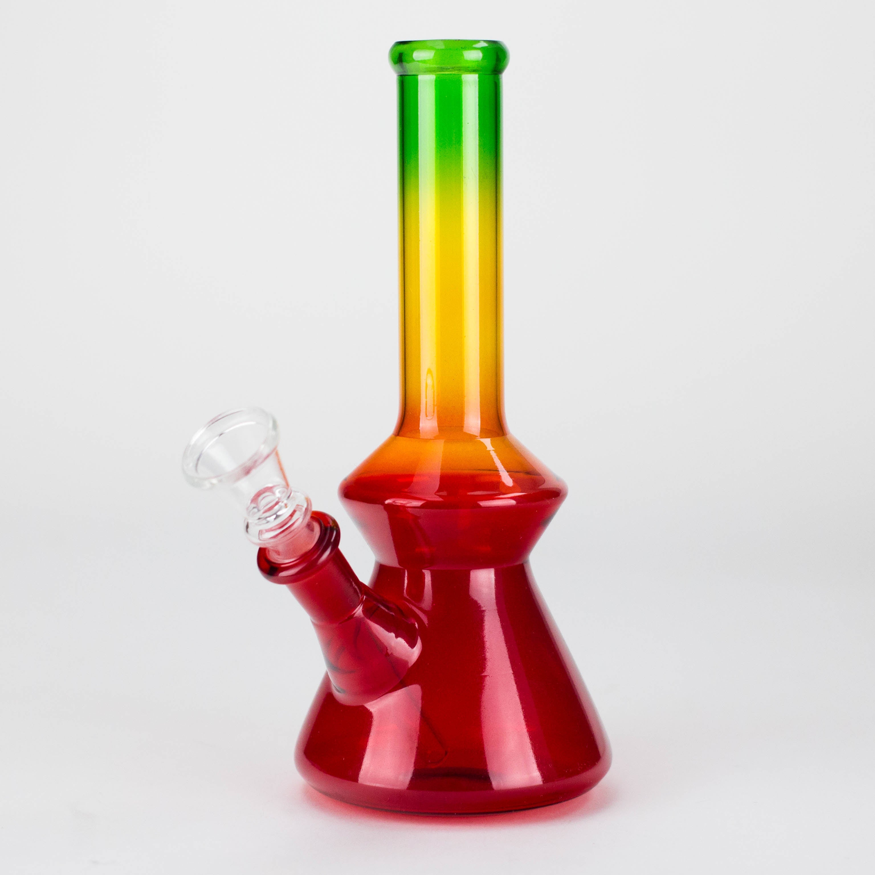 7" RASTA Glass Water Pipe (Assorted shape) Secondary image
