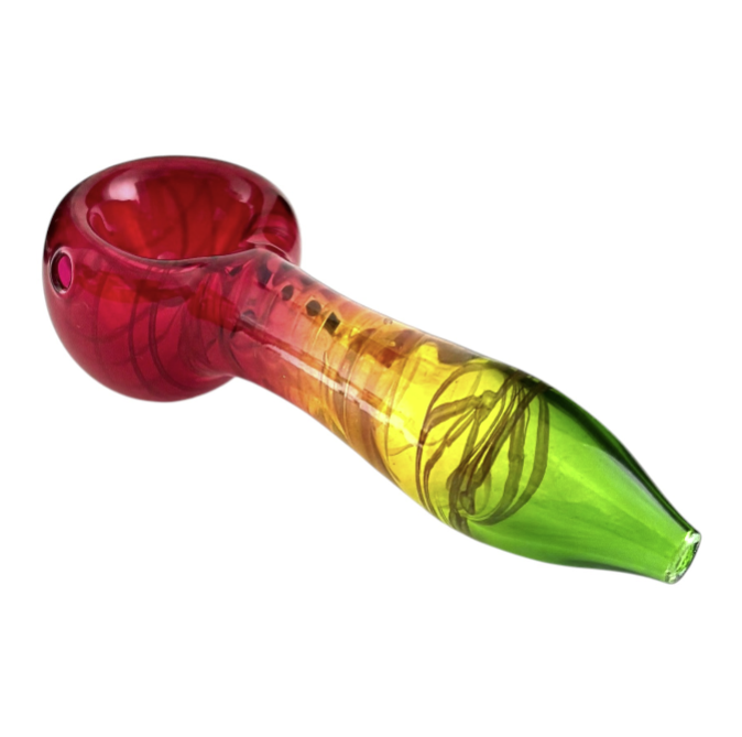 3" Rasta Glass Pipe-2CT Secondary image
