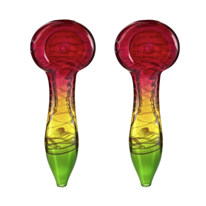3" Rasta Glass Pipe-2CT Main image