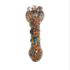 5" Heavy-Duty Glass Hand Pipe – Assorted Colors-2CT