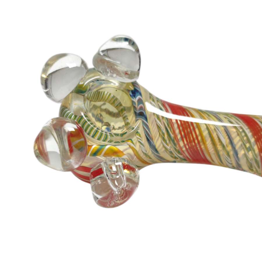 5" Heavy-Duty Glass Hand Pipe – Assorted Colors-2CT Secondary image