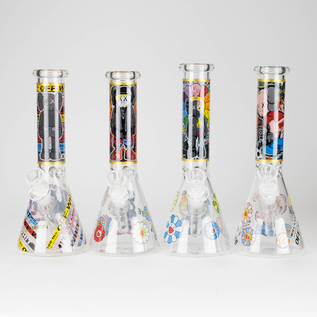 10" Companion Design Glass Beaker Bong Main image