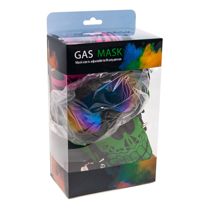 Toke While Skiing Colorful Mask Bong Secondary image