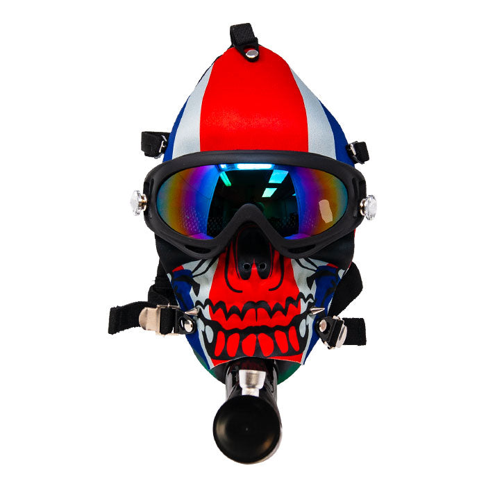 Toke While Skiing Stripe Mask Bong Main image
