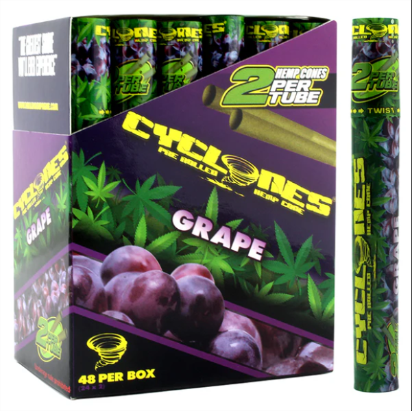 CYCLONE Hemp Wraps Display of 24 Secondary image