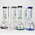 Genie | 12" Classic Beaker Bong – 9 mm Thick Clear Glass ( F7-001 )