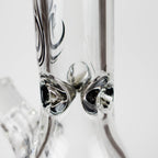 Genie | 12" Classic Beaker Bong – 9 mm Thick Clear Glass ( F7-001 )