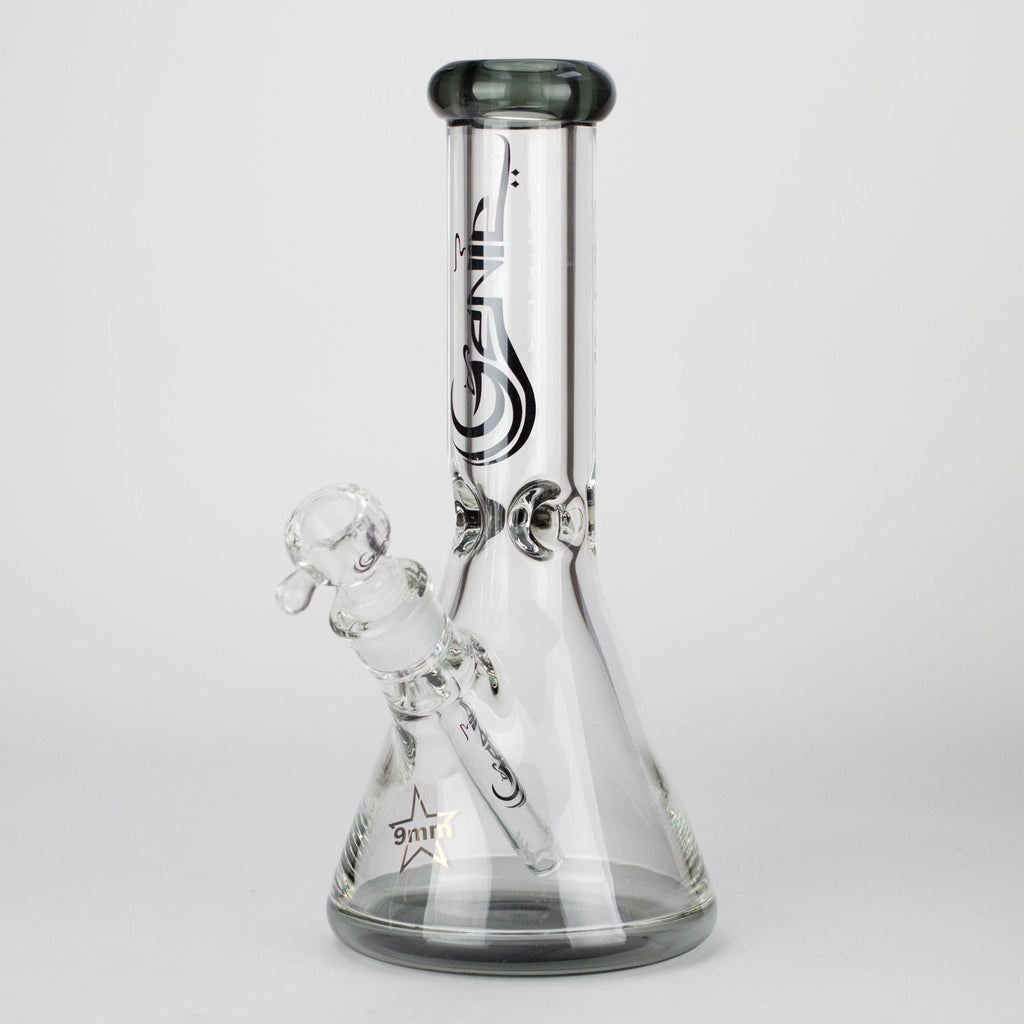 Genie | 12" Classic Beaker Bong – 9 mm Thick Clear Glass ( F7-001 )