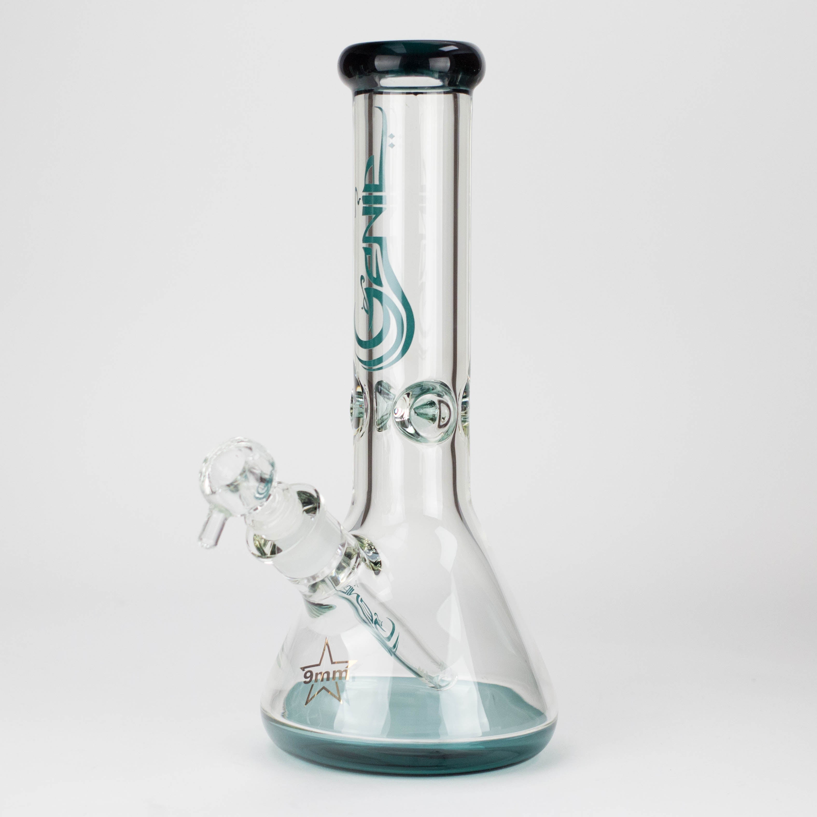 Genie | 12" Classic Beaker Bong – 9 mm Thick Clear Glass ( F7-001 ) Secondary image