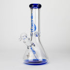 Genie | 12" Classic Beaker Bong – 9 mm Thick Clear Glass ( F7-001 )
