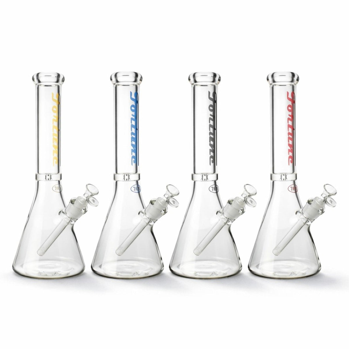 Fortune | 14" Beaker 7mm Glass Bong Disk Catcher Main image