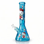 14" 7mm Pink Kitty Graphic Beaker Bong
