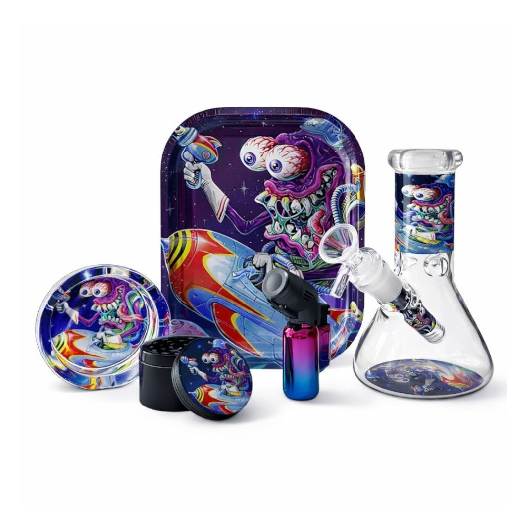 Retro Sci-Fi Alien Carrying Case Main image