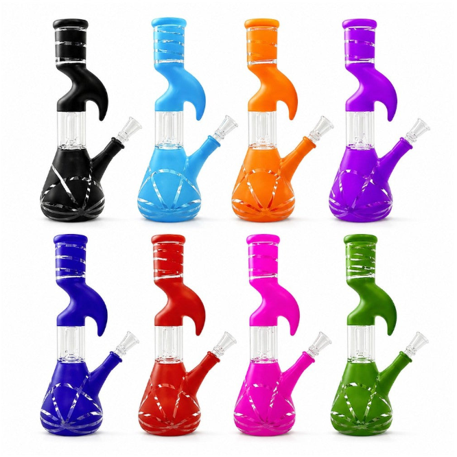 10" Splashguard Zong Glass Perc- 8 Assorted Colours Main image