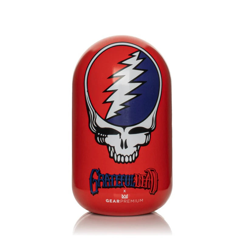 Grateful Dead x GEAR Premium® | 5.5" Steal Your Face Sherlock Hand Pipe In Collectible Tin Main image