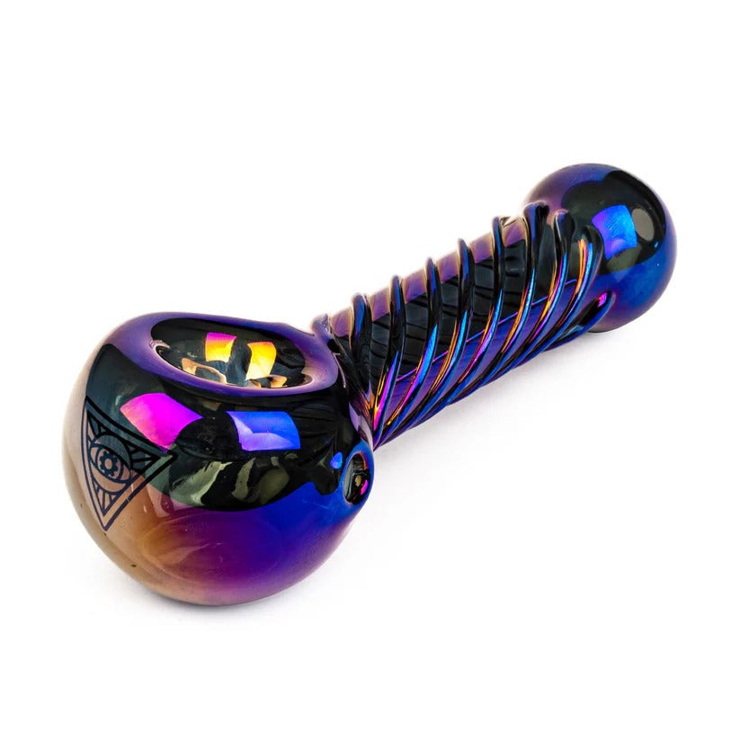 Red Eye Tek® | 4" Metallic Terminator Finish Twister Hand Pipe Main image