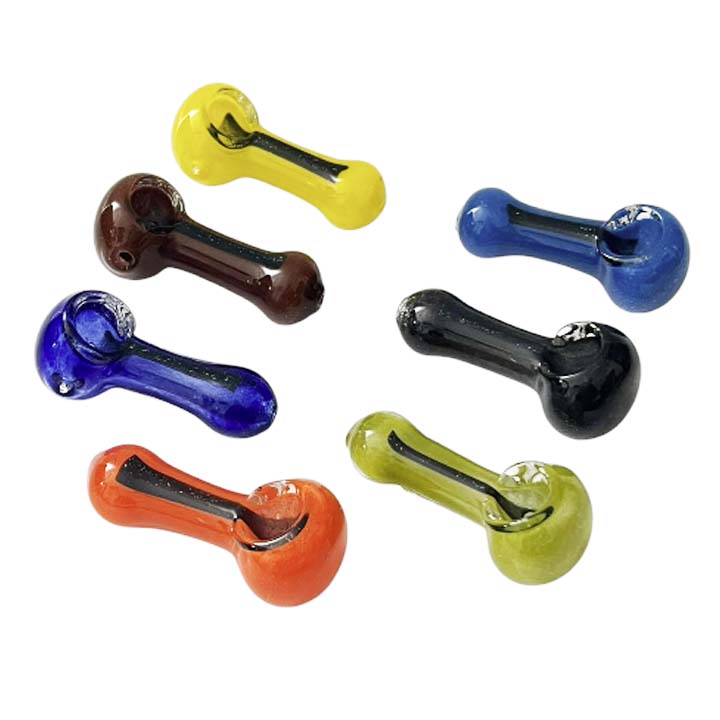 2-3/4" Tiny Capsules Glass Pipe-Assorted Colours-2CT Main image