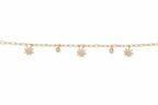 The Kush Girls | 18K GOLD CHARMED BRACELET
