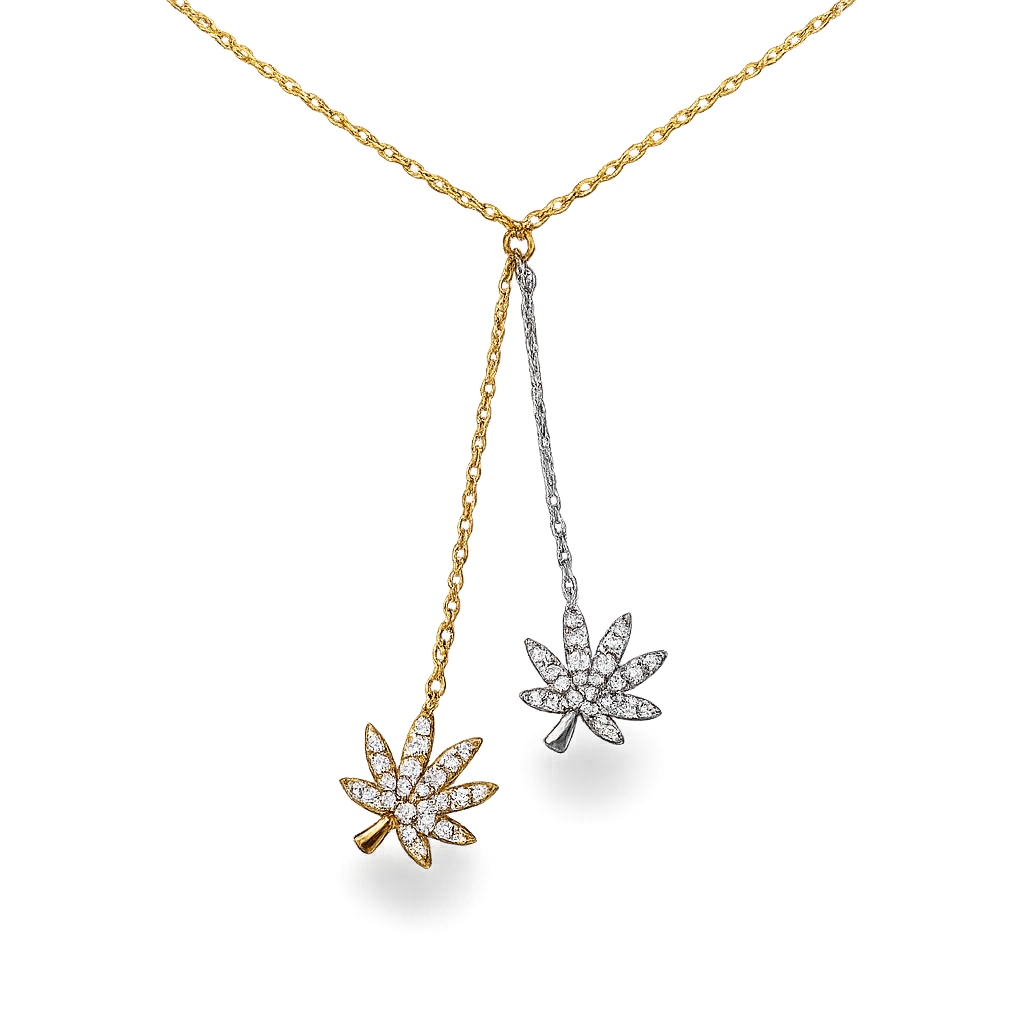 The Kush Girls | DROP DEAD CANNABIS NECKLACE Main image