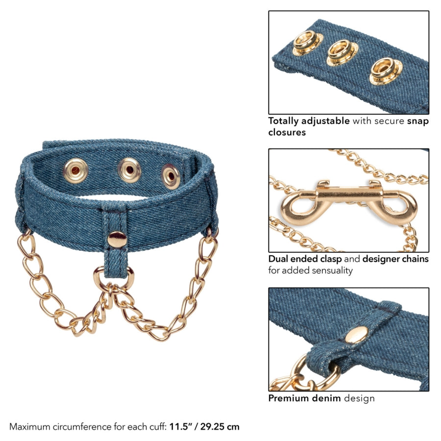 Ride 'Em Premium Denim Collection Ankle Cuffs Secondary image