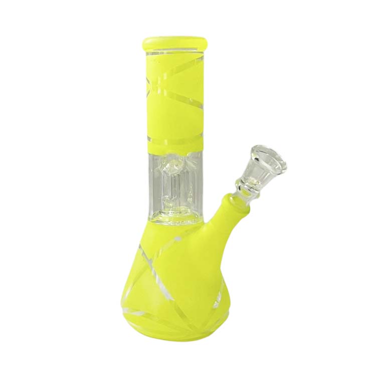 8” Color Spiral Beaker Bong – Built-In Perc Secondary image