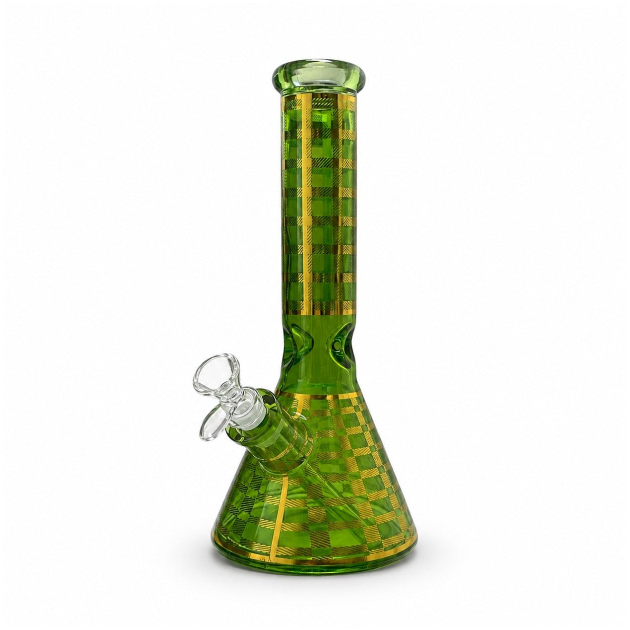 12.5" Plaid Beaker Bong with Gift Box Secondary image