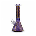 12.5" Plaid Beaker Bong with Gift Box