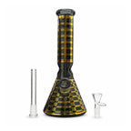 12.5" Plaid Beaker Bong with Gift Box