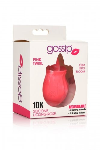 Gossip Pink Twirl 10X Silicone Licking Rose Main image