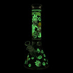 14" 7mm Interdimensional Glow Beaker Bong