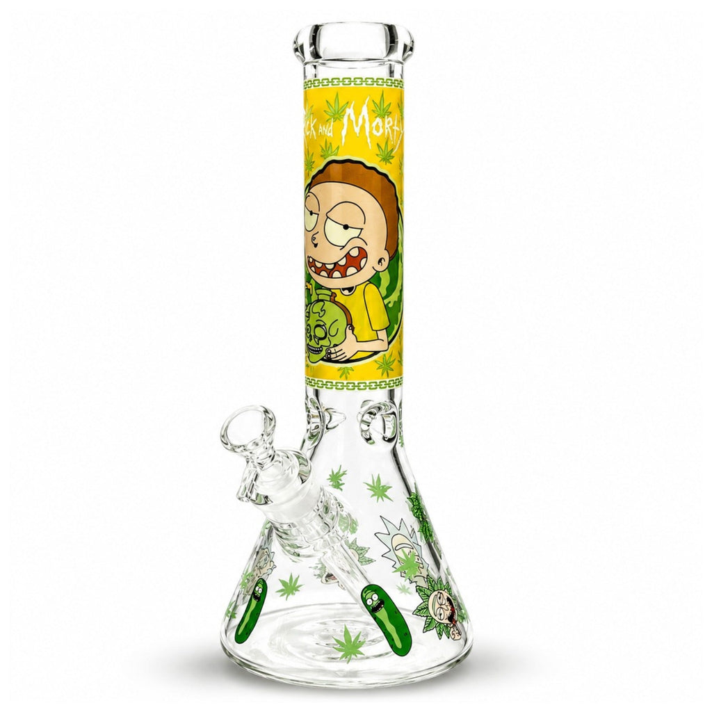14" 7mm Interdimensional Glow Beaker Bong