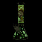 14" 7mm Interdimensional Glow Beaker Bong