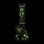 14" 7mm Interdimensional Glow Beaker Bong
