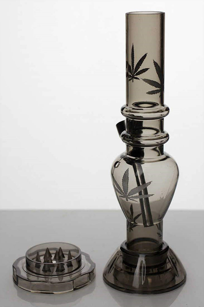 7" acrylic water pipe with grinder [GP1295]