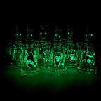 6.5" Gorillux Glow in the dark Glass Bong