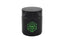 Small Glass Storage Jar and Lid - Real Printed Artwork - UV Protection - Helps Keep Goods Fresh with Light Protection- Tinted Black - 100 ml - Ancient Symbol Design - Accessories By Leaf-Way Brand