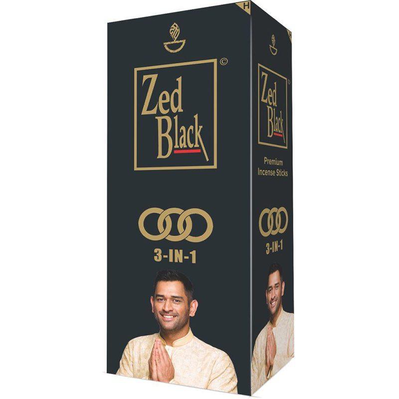 Zed Black | 3-in-1 Premium Incense Sticks – 6 Pack | 20 Sticks per Pack Main image