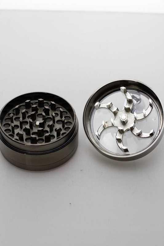 3 parts aluminum herb grinder with handle