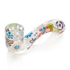Cheech & Chong® Glass | 5.5" Power to the Flower Sherlock Hand Pipe [CC2044C]
