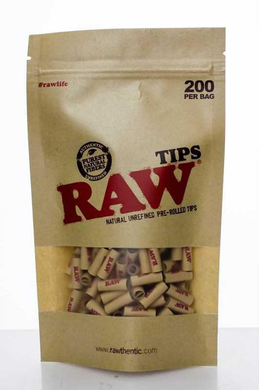 Raw Rolling paper pre-rolled filter tips 200 Main image