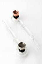 5.5" Glass tube pipe TP006  with metal screen Box of 24