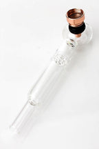 5.5" Glass tube pipe TP006  with metal screen Box of 24