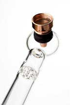 5.5" Glass tube pipe TP006  with metal screen Box of 24