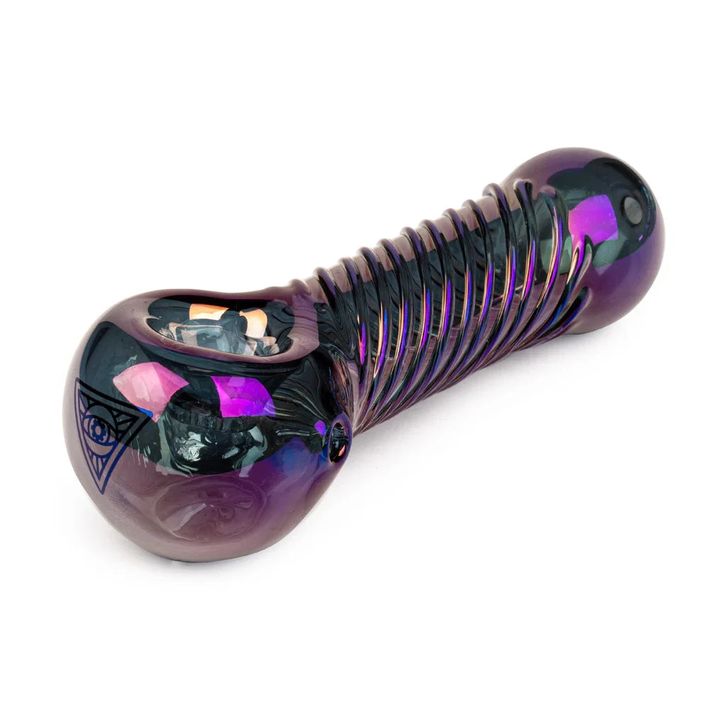 Red Eye Tek® | 4.5" Metallic Terminator Finish Big Twister Hand Pipe Secondary image