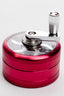 3 parts infyniti aluminium herb grinder w/handle ( GR5341 )